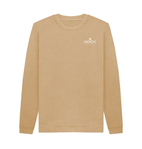 Sand Men's Small Notch Logo Sweater