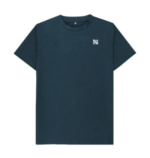 Denim Blue Men's Notch Gate T-Shirt