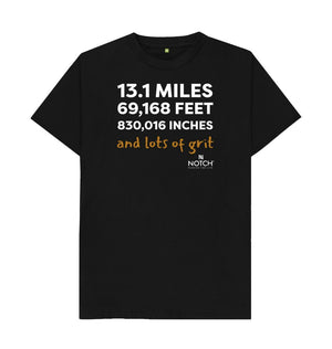 Black Men's Half Marathon Grit T-Shirt
