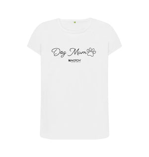 White Women's Dog Mum T-Shirt