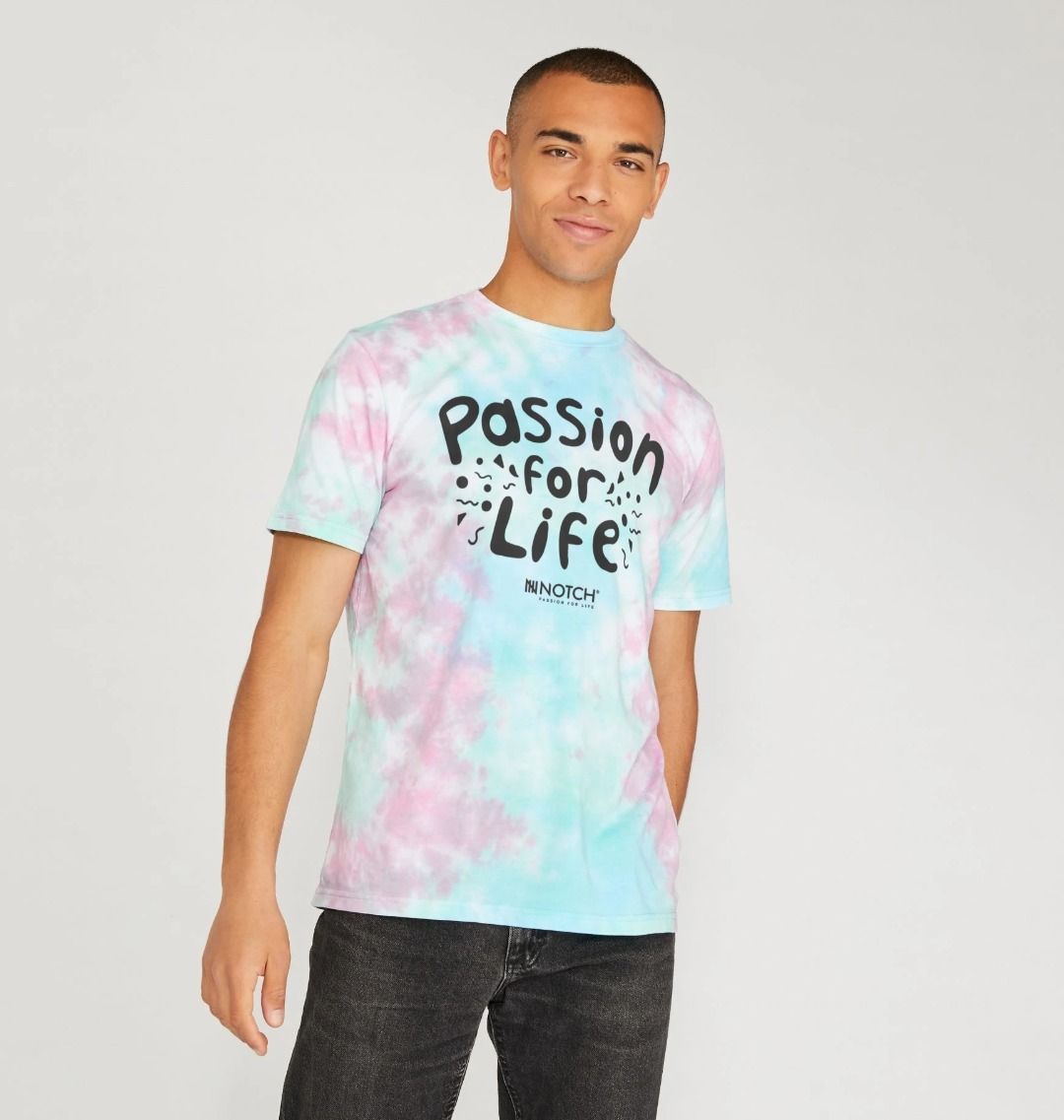 Men's Tie-Dye Bubble Passion For Life
