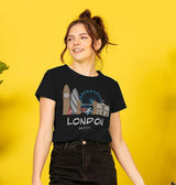 Women's 26.2 London White Text T-Shirt