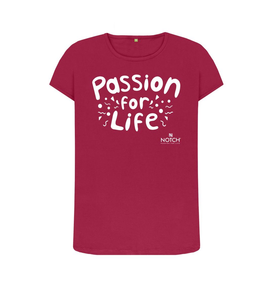 Cherry Women's Bubble Passion for Life T-Shirt