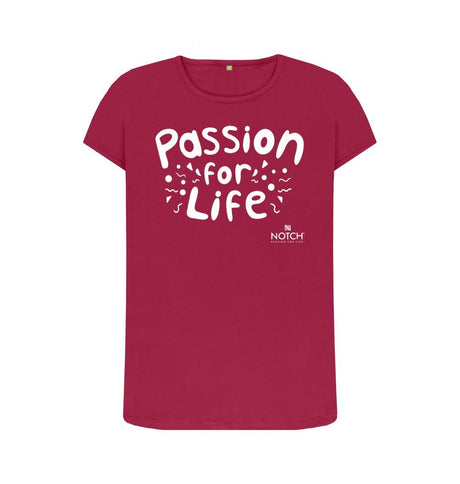 Cherry Women's Bubble Passion for Life T-Shirt