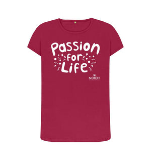 Cherry Women's Bubble Passion for Life T-Shirt
