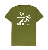 Moss Green Men's Triathlon T-Shirt