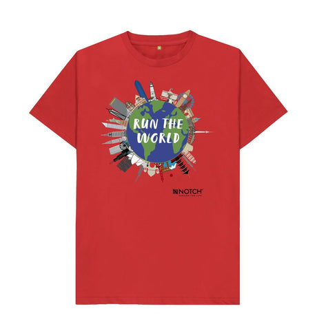 Red Men's Run The World T-Shirt