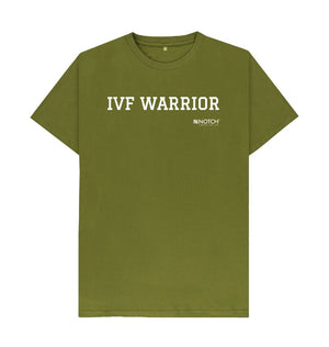 Moss Green Men's IVF Warrior T-Shirt