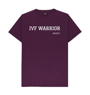 Purple Men's IVF Warrior T-Shirt