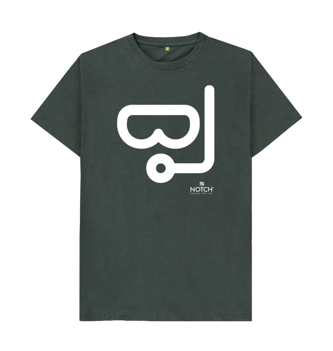 Dark Grey Men's Snorkel T-Shirt