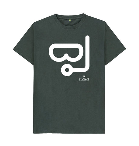 Dark Grey Men's Snorkel T-Shirt