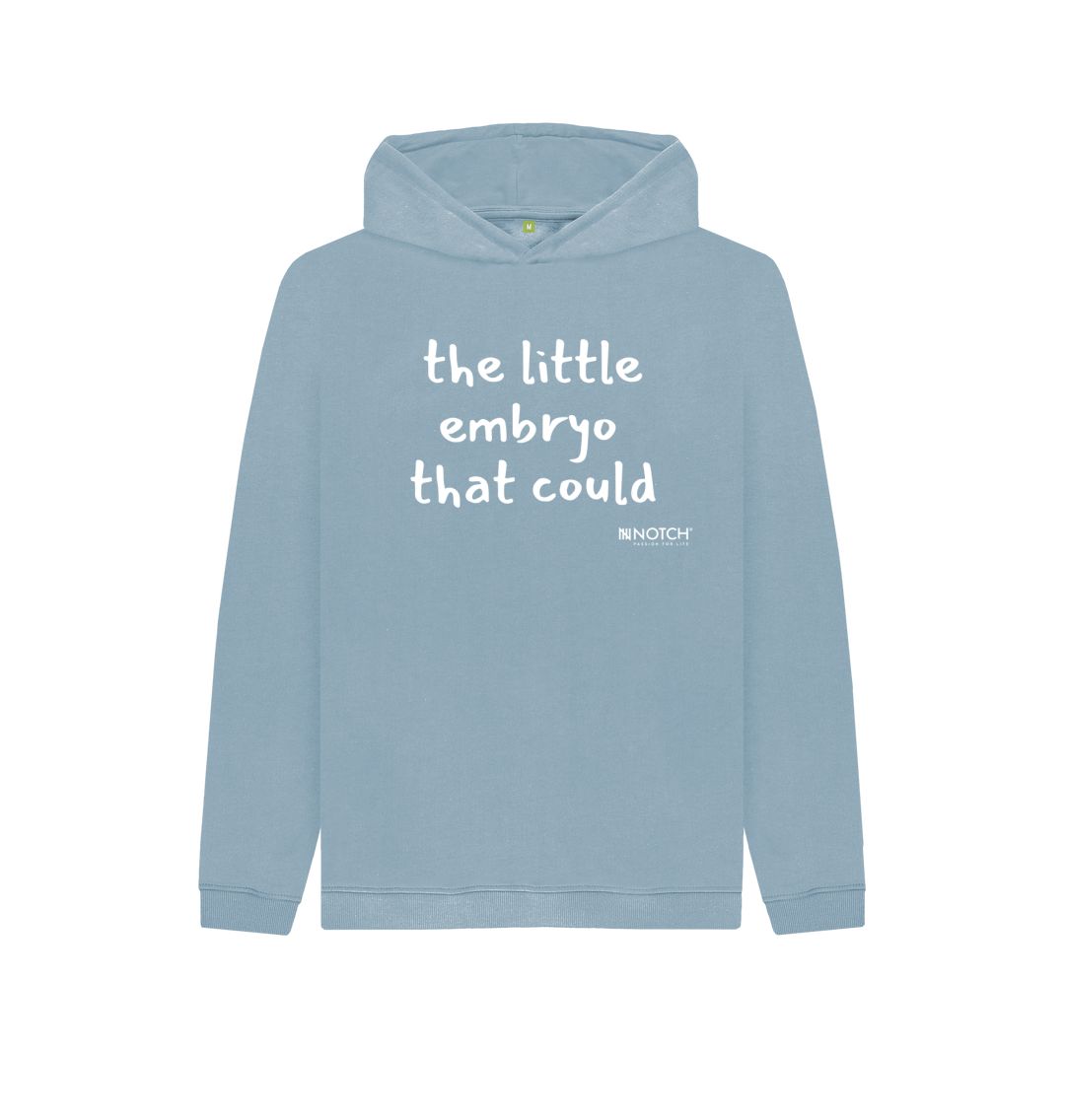 Stone Blue Kid's Little Embryo Hoodie