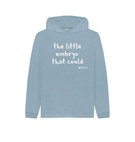 Stone Blue Kid's Little Embryo Hoodie