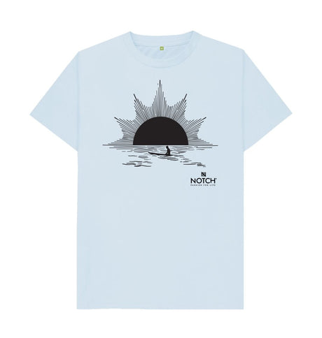 Sky Blue Men's Sunset T-Shirt