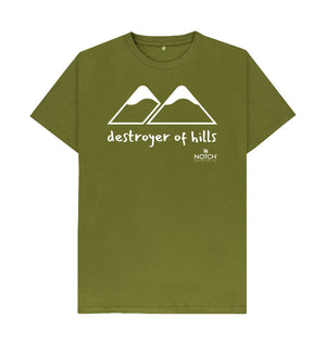 Moss Green Men's Destroyer of Hills T-Shirt