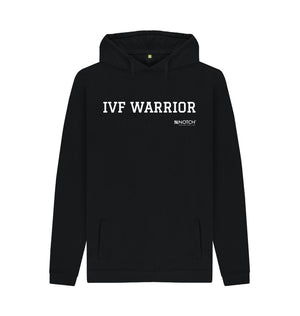 Black Men's IVF Warrior Hoodie