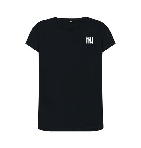 Black Women's Notch Gate T-Shirt
