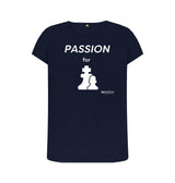 Navy Blue Women's Passion For Chess T-Shirt