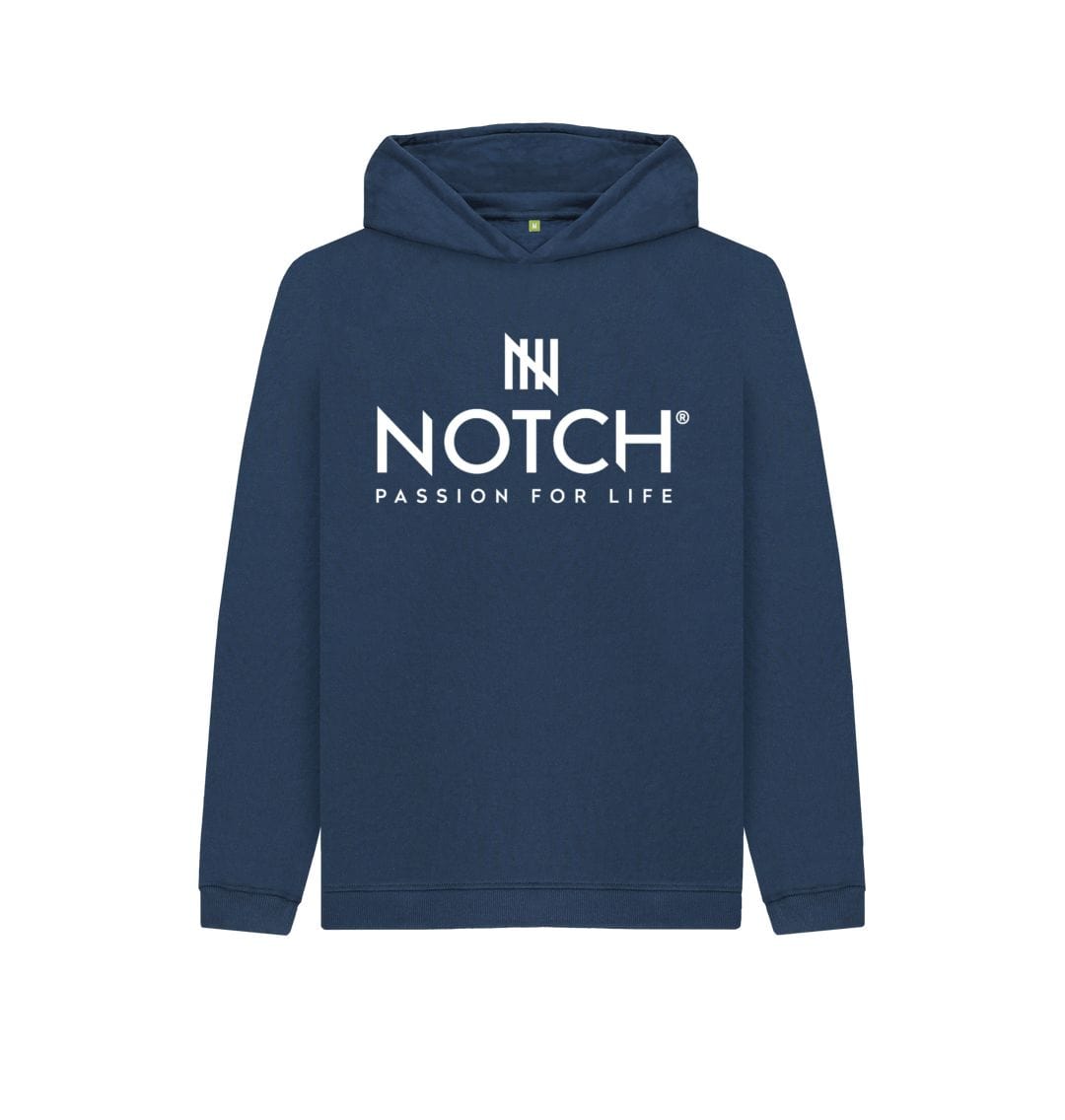 Navy Blue Kid's Notch Hoodie