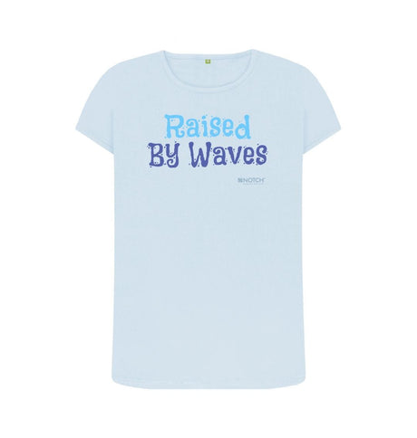 Sky Blue Women's Raised By Waves T-Shirt