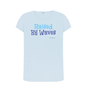Sky Blue Women's Raised By Waves T-Shirt