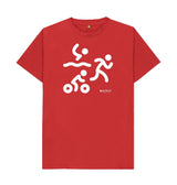 Red Men's Triathlon T-Shirt
