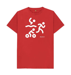 Red Men's Triathlon T-Shirt