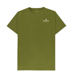 Moss Green Men's Small Notch Logo T-Shirt