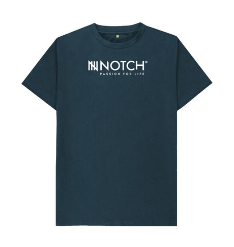 Denim Blue Men's Notch Logo T-Shirt