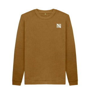 Brown Men's Notch Gate Sweater
