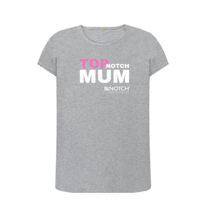Athletic Grey Top Notch Mum T-Shirt