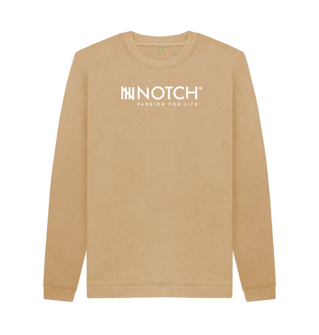 Sand Men's Notch Logo Sweater