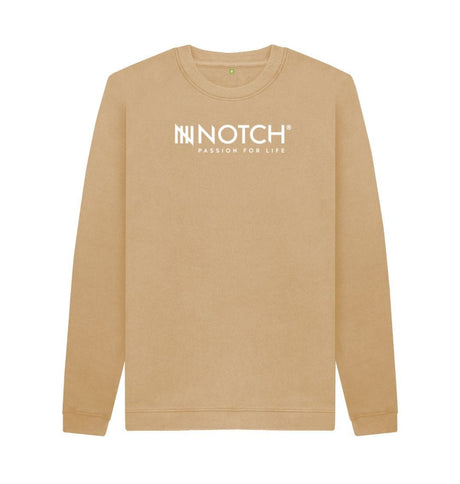 Sand Men's Notch Logo Sweater