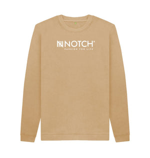 Sand Men's Notch Logo Sweater