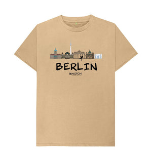 Sand Berlin 26.2 Black Text Men's T-Shirt