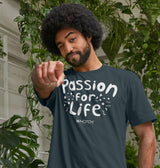 Men's White Bubble Passion For Life T-Shirt