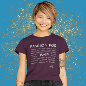 Women's Passion For Dogs T-Shirt