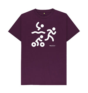 Purple Men's Triathlon T-Shirt