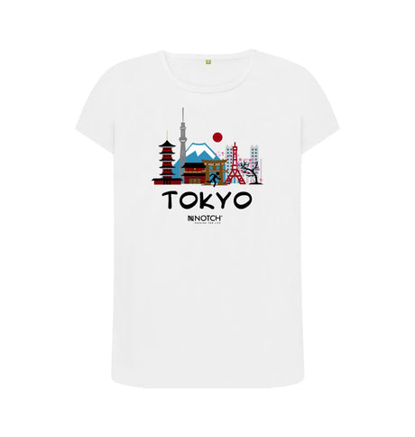 White Tokyo 26.2 Black  Women's T-Shirt