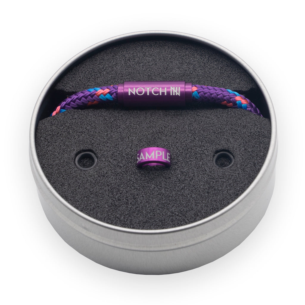 Special Edition Popping Purple Cord NOTCH Bracelet