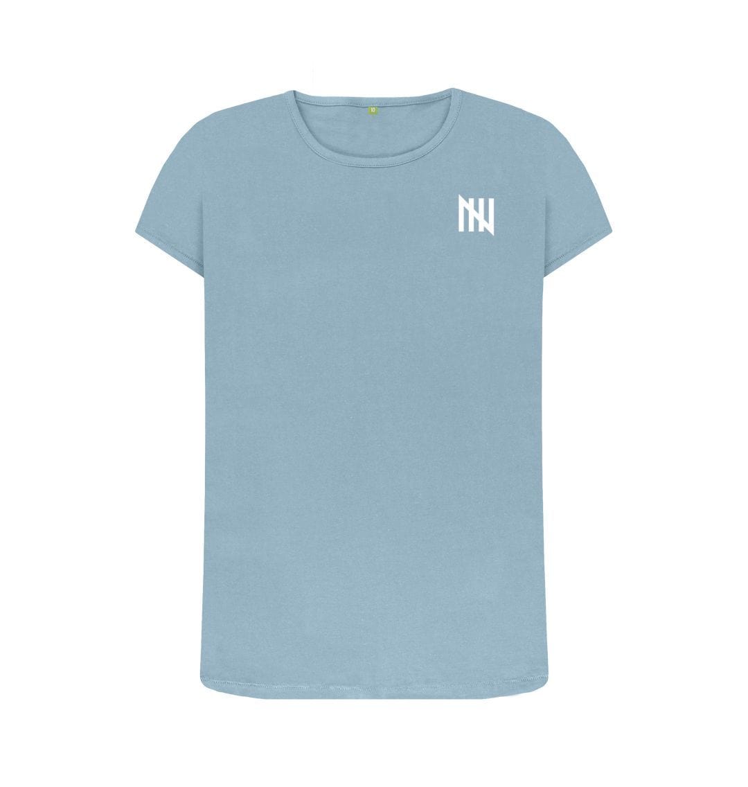 Stone Blue Women's Notch Gate T-Shirt