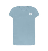 Stone Blue Women's Notch Gate T-Shirt