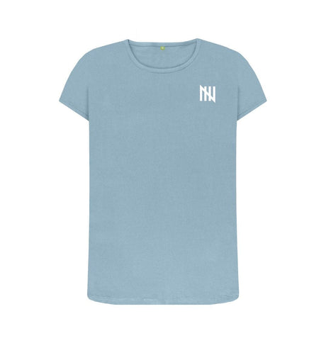Stone Blue Women's Notch Gate T-Shirt