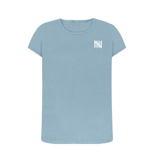 Stone Blue Women's Notch Gate T-Shirt