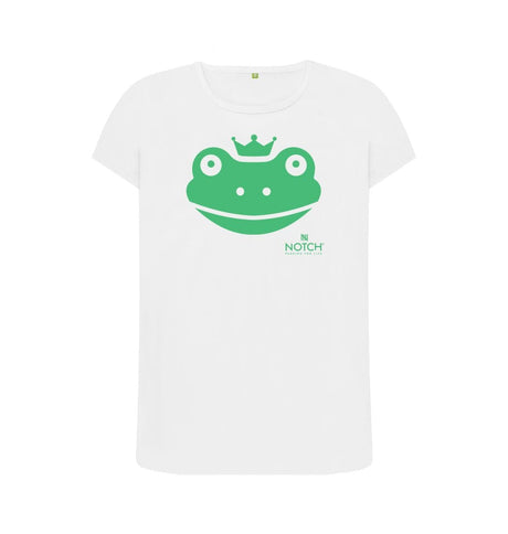 White Women's Frog T-Shirt