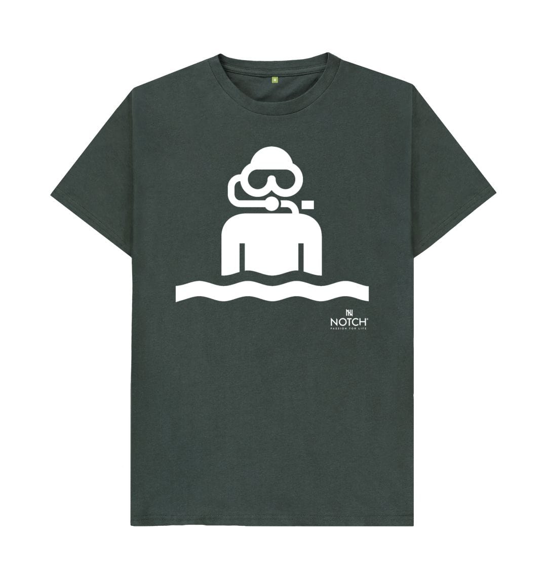 Dark Grey Men's Diver T-Shirt