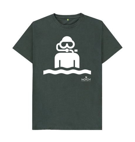 Dark Grey Men's Diver T-Shirt