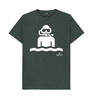 Dark Grey Men's Diver T-Shirt