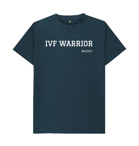 Denim Blue Men's IVF Warrior T-Shirt