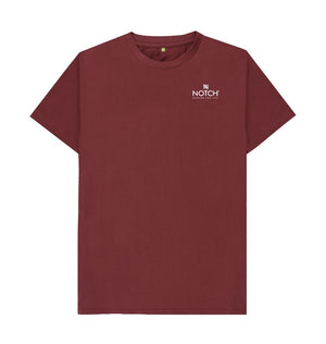 Red Wine Men's Small Notch Logo T-Shirt